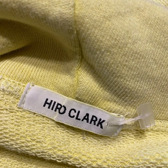Hiro Clark Bright Green Pullover Essential Hoodie Size Small C5 - Picture 3 of 5